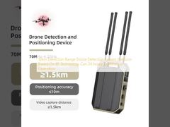 Piattaforma di sistema di rilevamento droni con portata di rilevamento di 12 km basata sulla tecnologia RF, in grado di operare 24 ore su 24