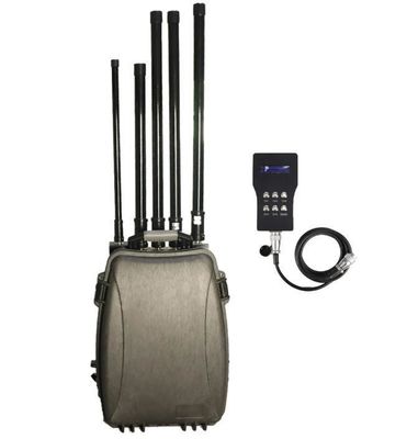 Customization 6 Bands Drone Signal Jammer Portable Manpack Style Uav Defense System