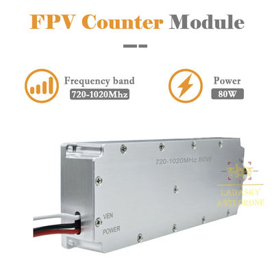 80W 50W-100W Anti Drone Lora Module , 720-1020mhz Counter Fpv Module