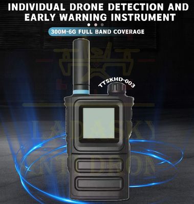 300-6000MHz Handheld Drone Detector Portable UAV Detection With Digital Analog Hybrid Receiver
