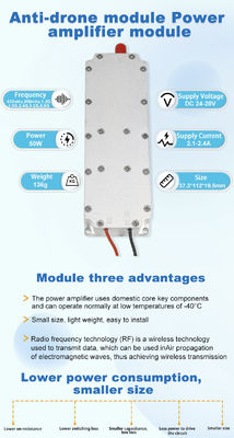 30V 50W Amplifier Function GaN Anti Drone Module for Autel Anti Fpv C-Uas Mavic 3 System