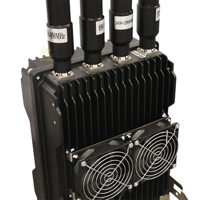 comprare 4 bande FPV killer anti fpv 100-1200mhz 50Watt sistema anti drone anti drone jammer anti UAV sistema anti fpv sistema di interferenza drone fabbricazione online