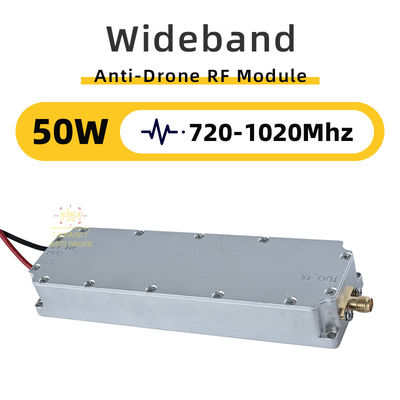 comprare 50W GaN RF Power Amplifier Module 7201020MHz. Suppressore del segnale anti-drone, sistema di difesa FPV, contromisure per droni a lungo raggio. fabbricazione online