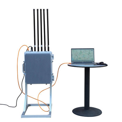 Stationary 1-8km DJI Drone Detection 100MHz-6GHz 360° Airspace Coverage UAV Security & Protection Detector Fixed Detector Tripod