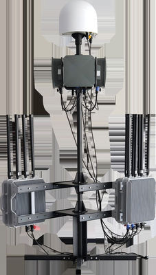 comprare 70M-6Ghz Sistema fisso anti-drone 10KM piena frequenza 24 ore UAV senza controllo FPV Trasmissione video cattura rilevamento di droni rilevamento di anti-drone jammer fabbricazione online