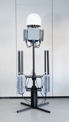 comprare Dispositivo fisso di rilevamento e disturbo droni da 70MHz a 6GHz con portata di 10 km fabbricazione online