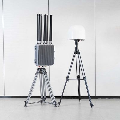 comprare 70-6 GHz rilevazione a banda di frequenza completa apparecchiatura fissa di rilevazione e interferenza dei droni con trasmissione video FPV integrata a 360° fabbricazione online