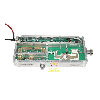 100W GaN RF Power Amplifier 300-1500MHz for Anti-Drone Systems