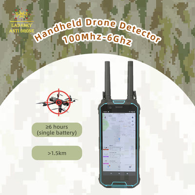 comprare Detettore di droni portatile 100MHz-6GHz 1.5-2km fabbricazione online