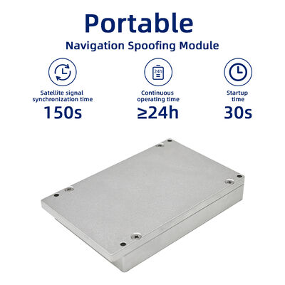 Portable Navigation Spoofing GaN Module with Multi-System Support and 2km Effective Range for Anti-Drone Applications