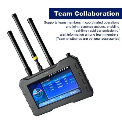 Acquistare Detettore di droni portatile con rilevamento a banda completa da 70 MHz a 6,2 GHz, cattura video in diretta FPV e intercettazione della trasmissione video in tempo reale per i sistemi di allarme professionale per droni fabbricazione online