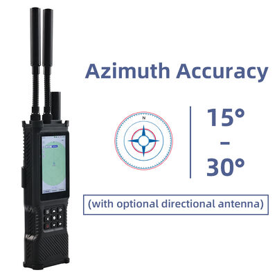 comprare Detettore di droni portatile compatto che fornisce vibrazioni in tempo reale e avvisi sonori con facile funzionamento a una mano e portabilità fabbricazione online