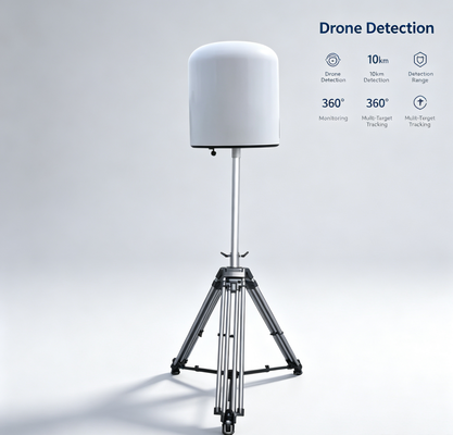 comprare Sistema di rilevamento UAV. Detettore di droni passivi a 100MHz 6GHz a lungo raggio da 10 km. Tracciamento del percorso di volo in tempo reale, localizzazione del telecomando, 7×24h di funzionamento, integrazione di TDOA e contromisure. fabbricazione online
