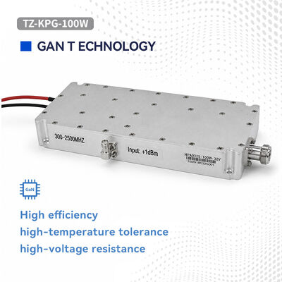 Acquistare Modulo amplificatore di potenza RF 300-2500 MHz Amplificatore ad alta potenza da 100 W Alimentazione 32 V CC per test RF di laboratorio, connettori RF personalizzati supportati fabbricazione online