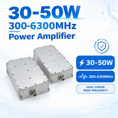 Acquistare 30-50W 300-6300MHz 25% Modulo amplificatore di potenza RF ad alta efficienza con alta linearità e design a bassa distorsione per soluzioni anti-drone fabbricazione online