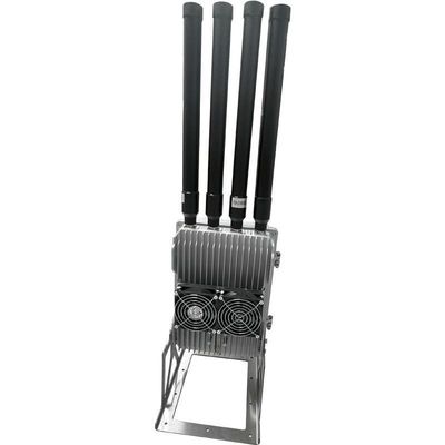Portable 4 Band Drone Signal Suppressor System 700-1200MHz With Cooling Fan