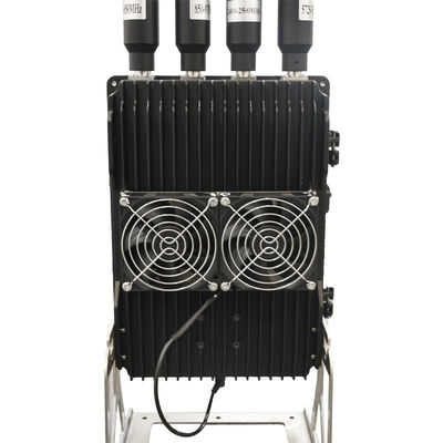 200W Aluminum Anti Drone System Vehicle Mounted High Gain Antenna with Cooling Fan