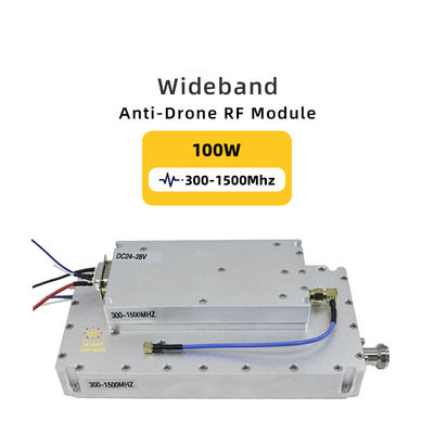 300-1500mhz Anti Drone Lora Module Counter Fpv Module 300-6000mhz 100W anti drone system anti fpv 250-400mhz 50W 100-1100mhz