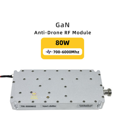 700-6000MHz 80W Wideband GaN Anti-Module RF Module Power Amplifier