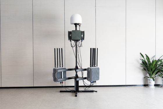 70MHz-6GHz Fixed Drone Detection & Jamming Device | 10km Range UAV Anti-Drone System, Full-Band Signal Suppression, FPV Drone Interception, Security & Surveillance