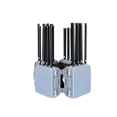 Prison Protection Full Band 70M-6.2GHz Detection Range 3KM Jamming Range Anti-Drone System Full Bands Detect(70M-6GHz) support Navigation Spoofing Fixed 10KM 24Hour Unattended