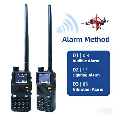 300-6000MHz Detettore di droni portatili Detettorie di droni portatili con ricevitore ibrido analogico digitale