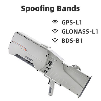 Pistola di droni leggera All-in-One Jamming Spoofing Field-Ready Counter-UAV System Supporta DJI / AUTEL Detection Dual Battery Hot Swap per missioni estese
